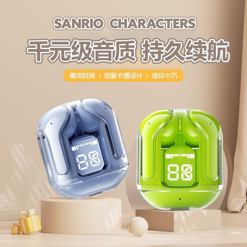 Transparent Wireless Bluetooth Earbuds