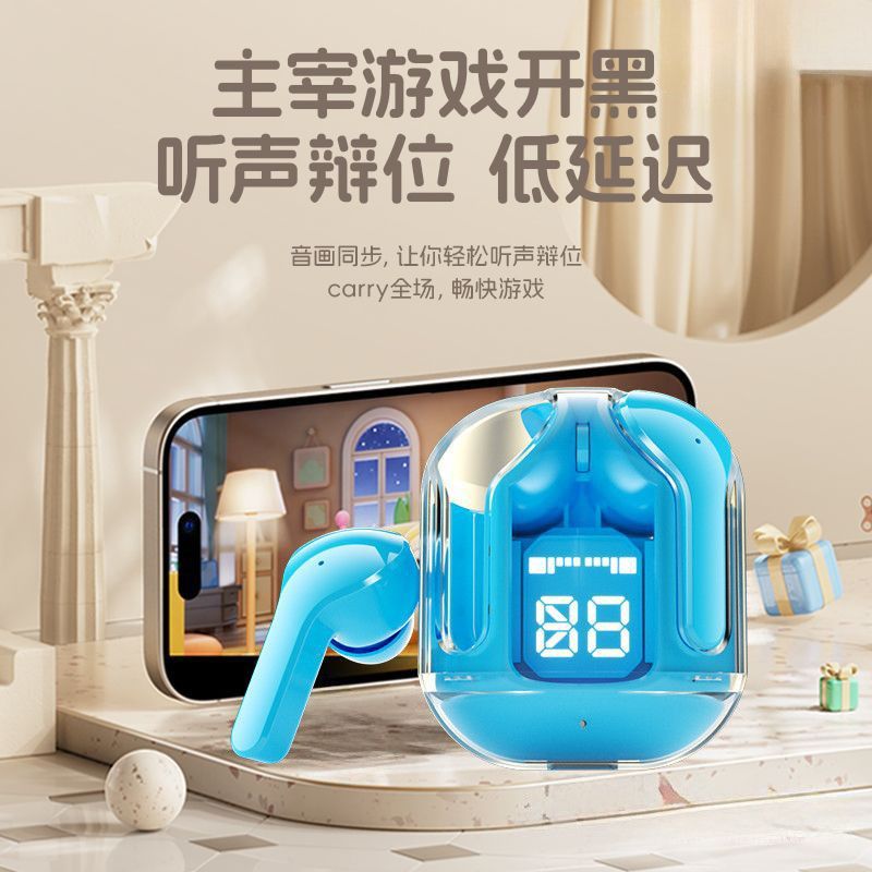 Transparent Wireless Bluetooth Earbuds